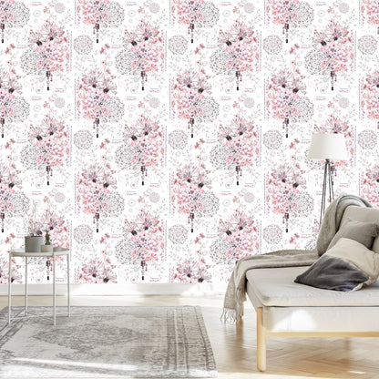 Wallpaper Flowers And Ornaments