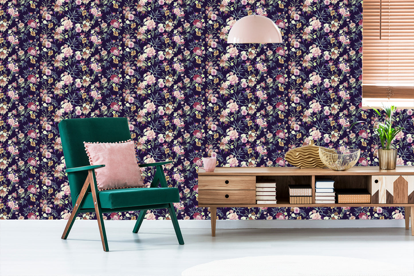 Wallpaper Vintage Flowers