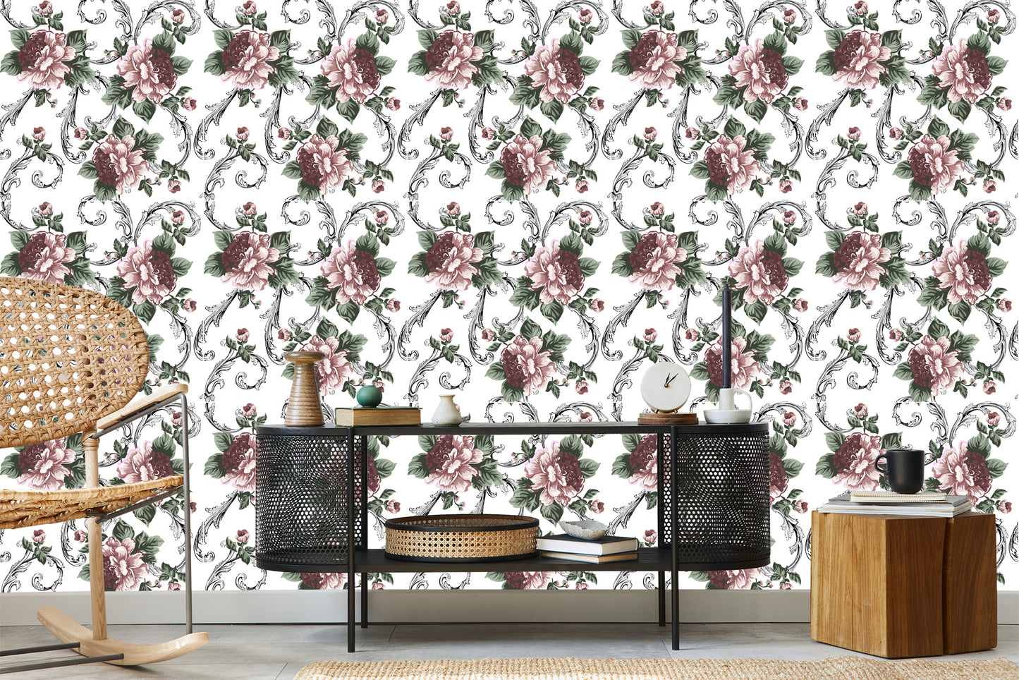 Wallpaper Blooming Flowers