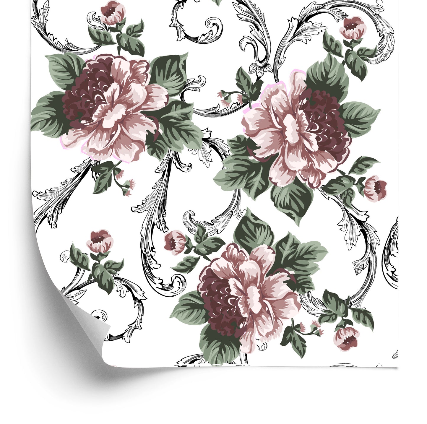 Wallpaper Blooming Flowers