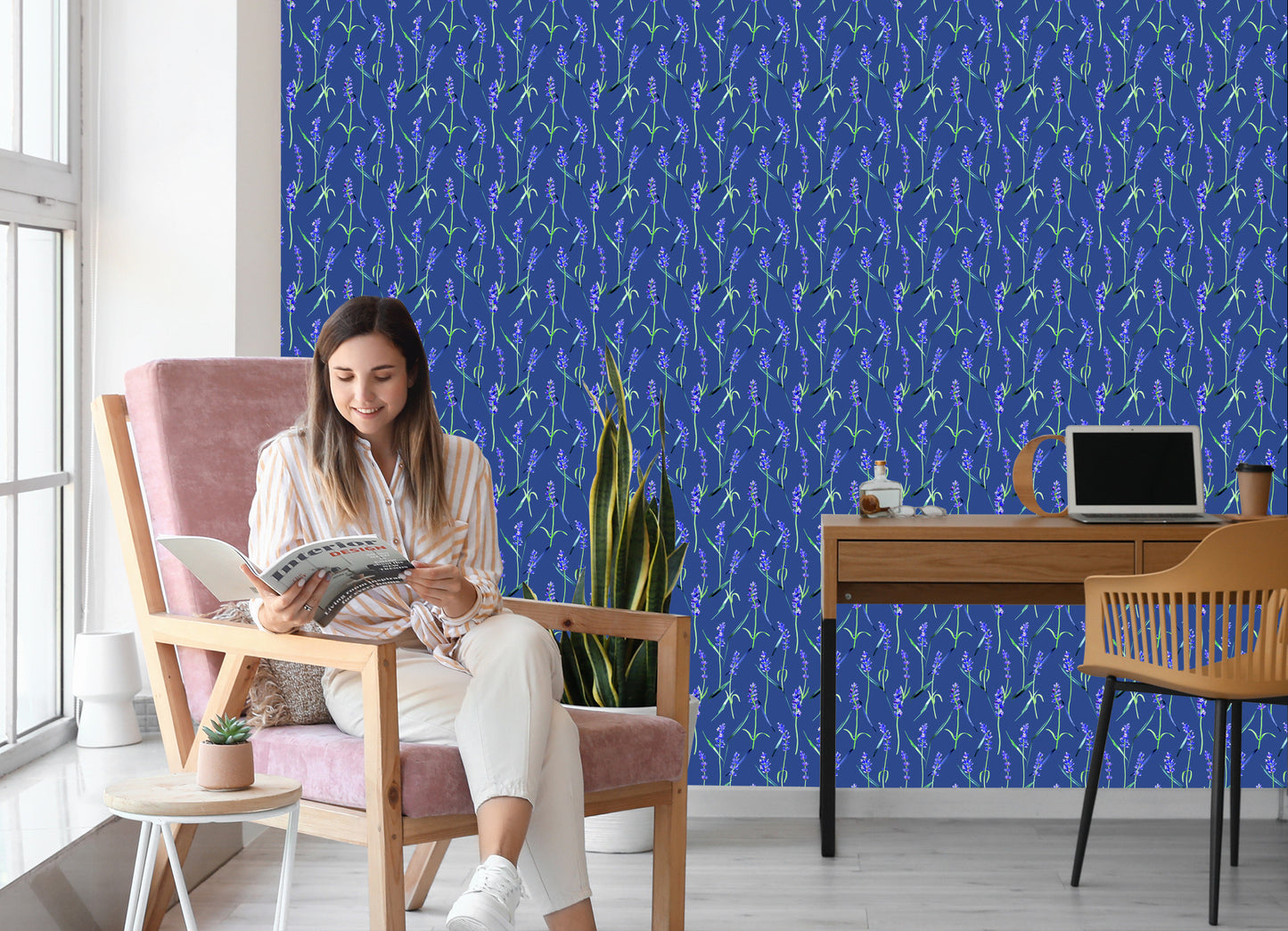 Wallpaper Lavender Flowers