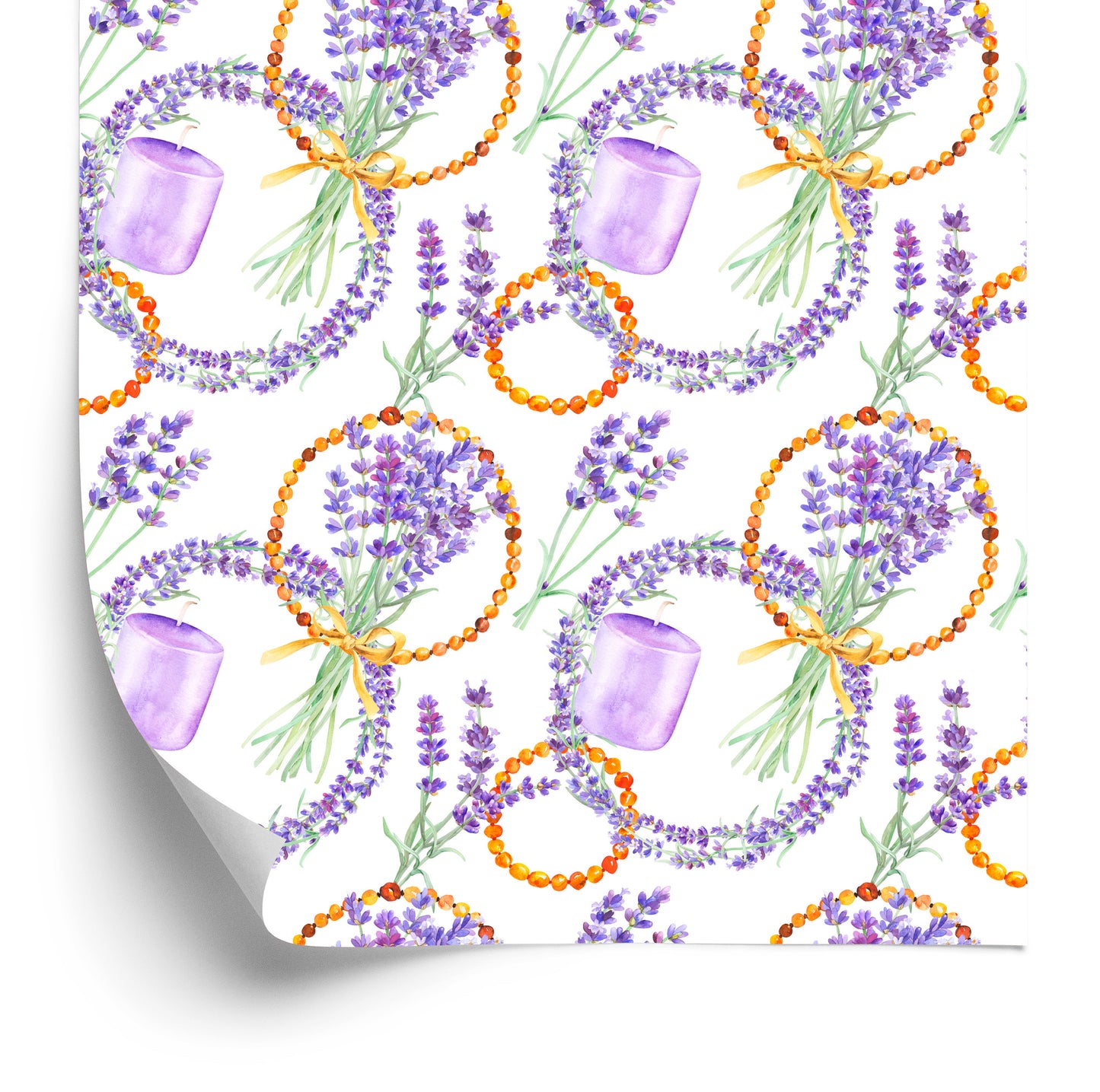 Wallpaper Lavender Bouquets