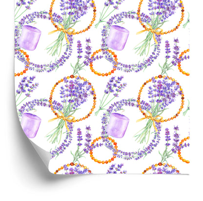 Wallpaper Lavender Bouquets