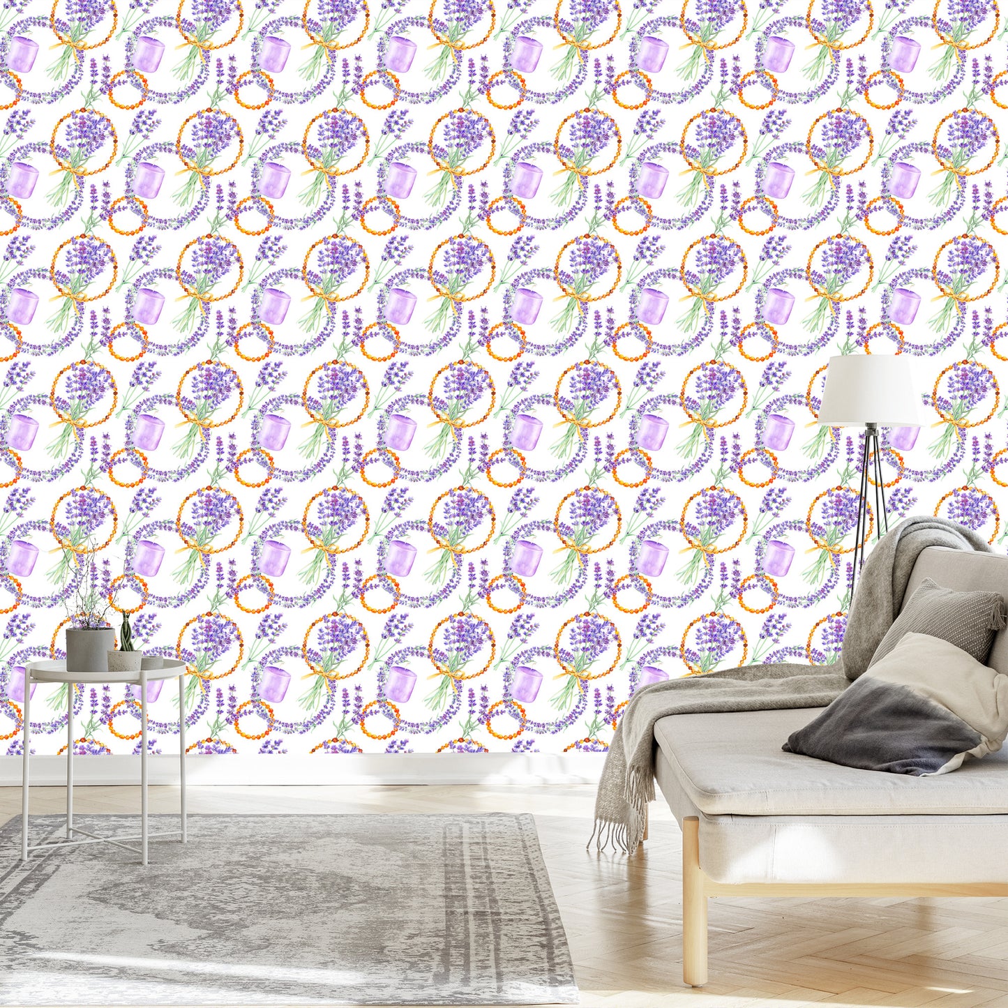 Wallpaper Lavender Bouquets