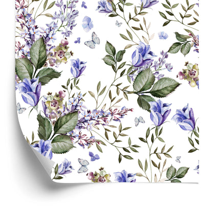 Wallpaper Butterflies Among Lavender