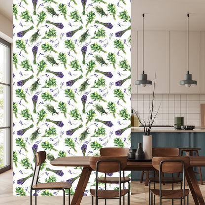 Wallpaper Lavender Herbs