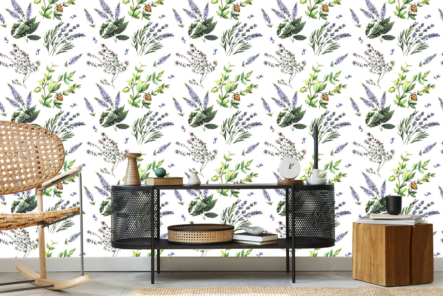 Wallpaper Lavender Flowers