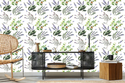 Wallpaper Lavender Flowers