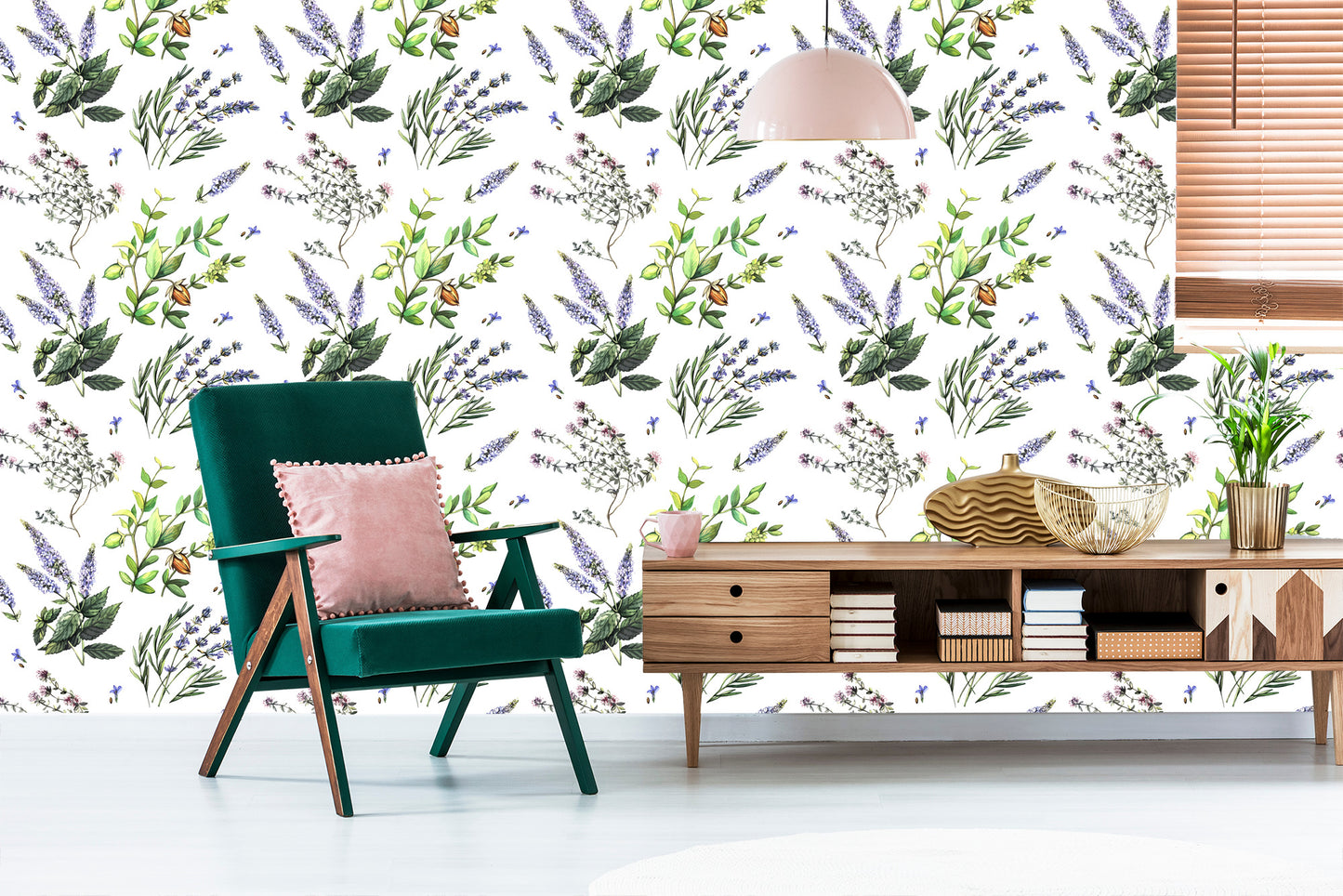 Wallpaper Lavender Flowers