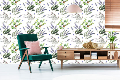 Wallpaper Lavender Flowers
