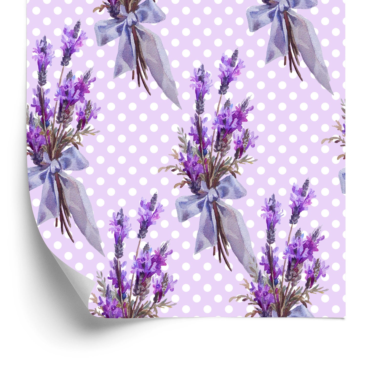 Wallpaper Lavender With Dots In The Background