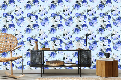 Wallpaper Delicate Peonies