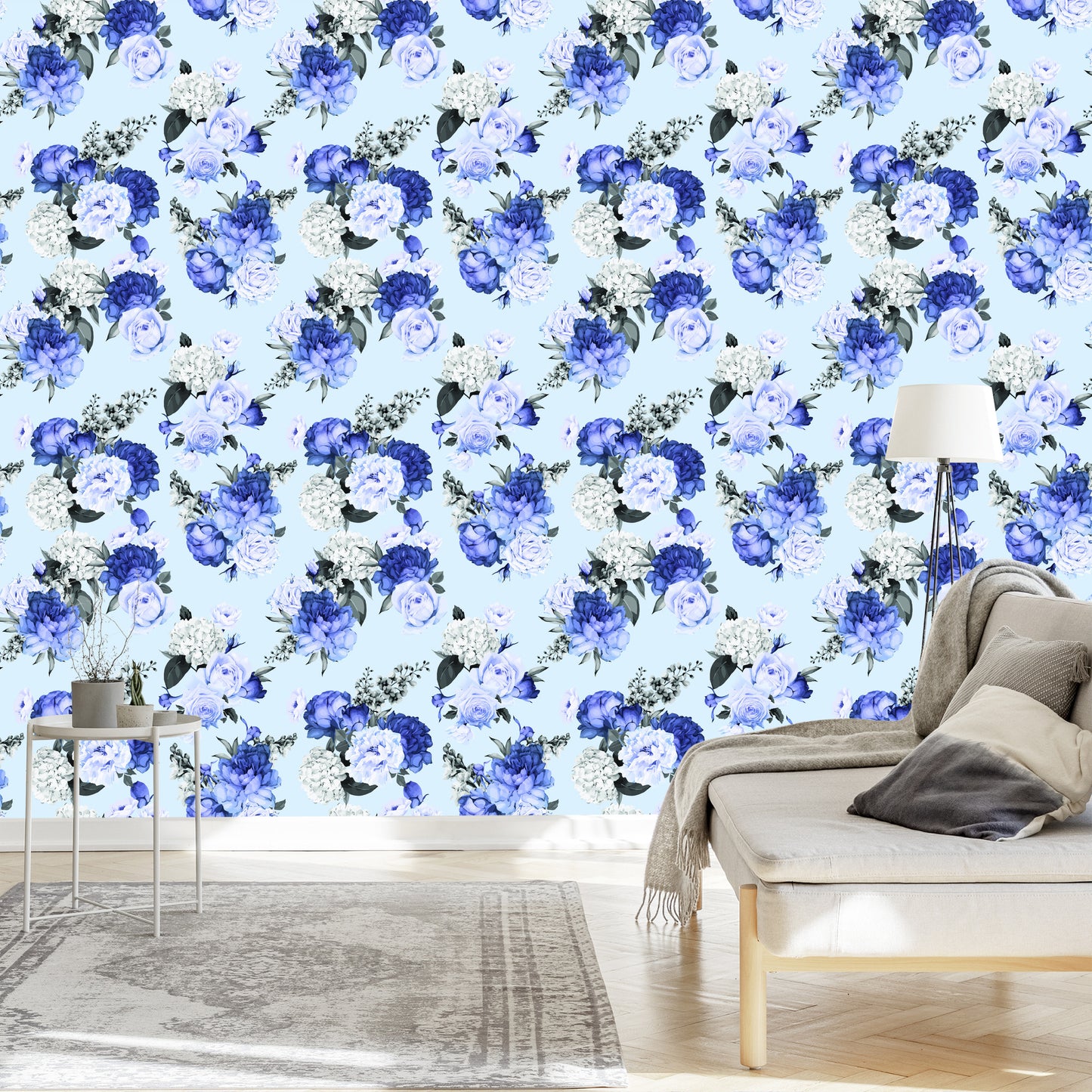 Wallpaper Delicate Peonies