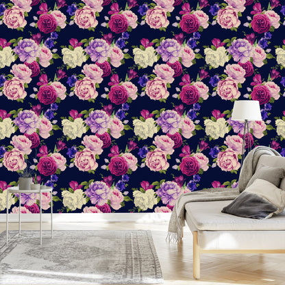 Wallpaper Colorful Roses
