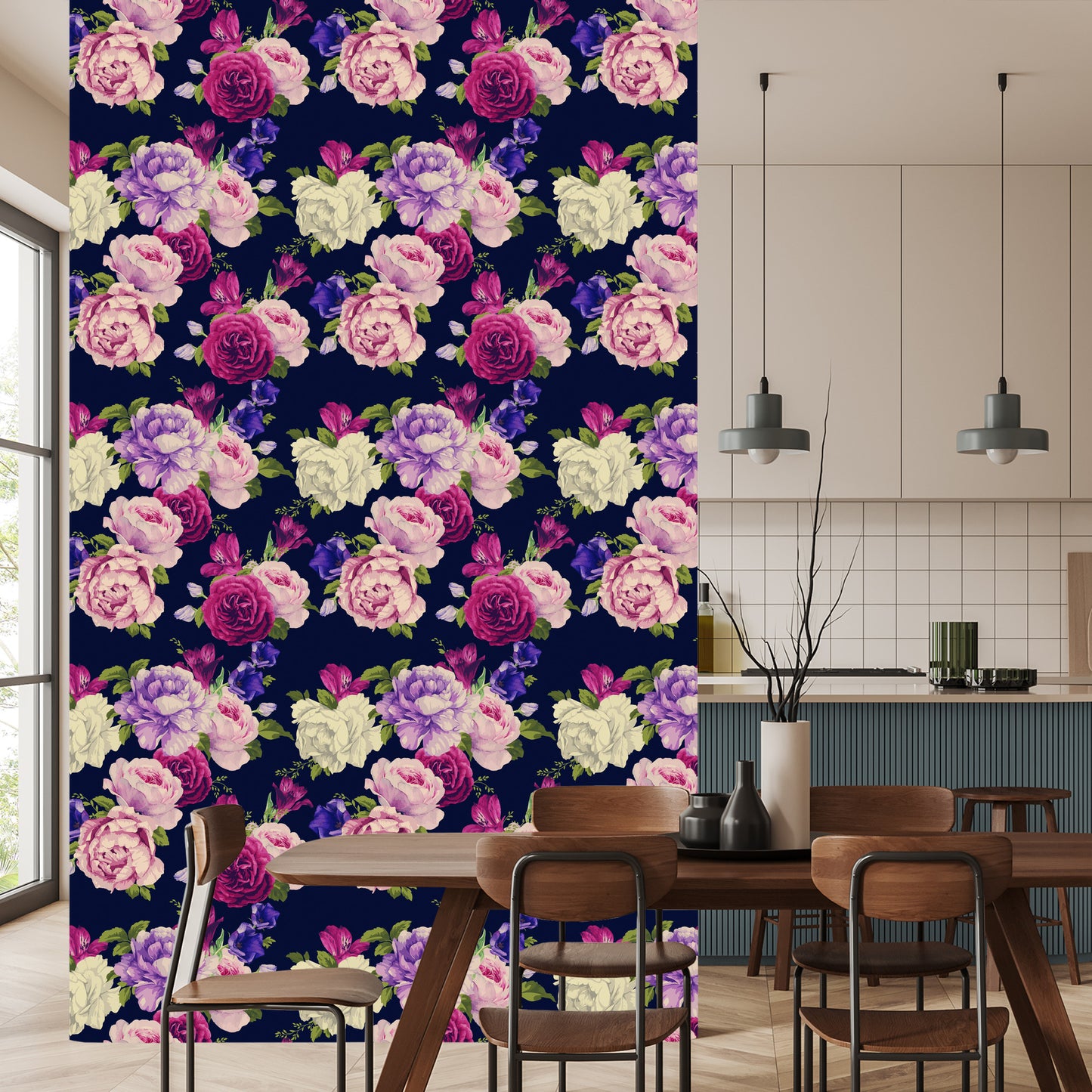 Wallpaper Colorful Roses