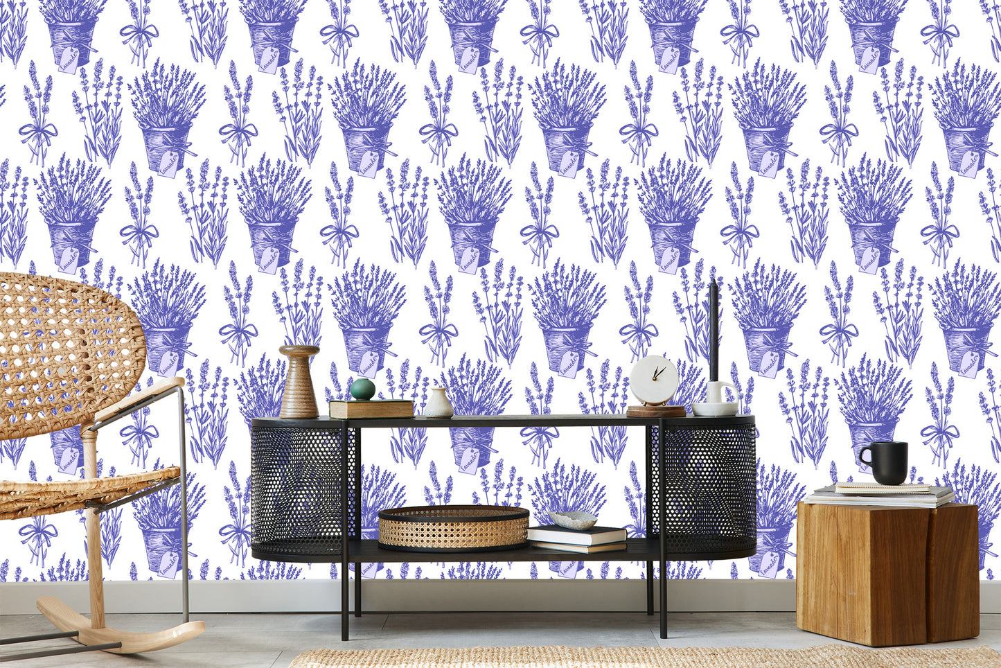 Wallpaper Lavender Plants