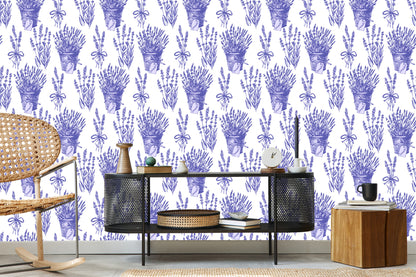 Wallpaper Lavender Plants
