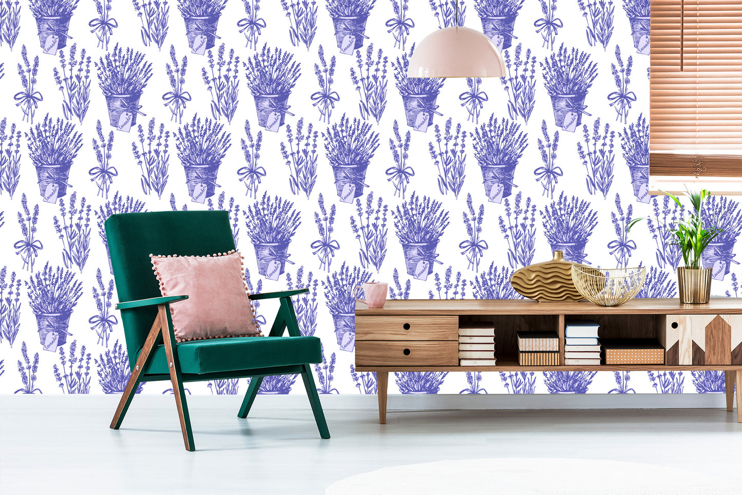 Wallpaper Lavender Plants