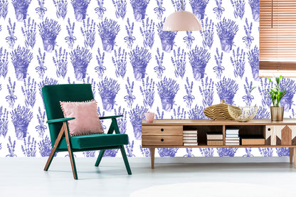Wallpaper Lavender Plants