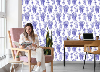 Wallpaper Lavender Plants