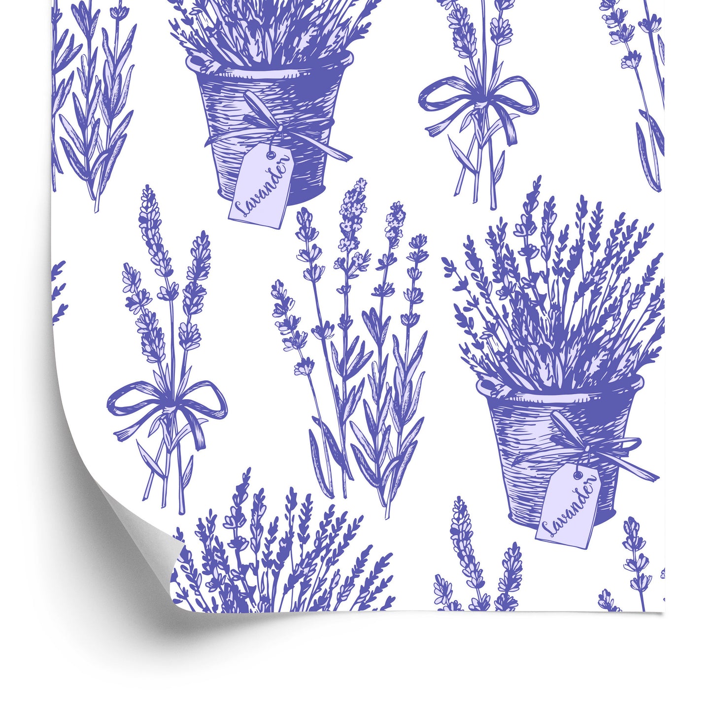 Wallpaper Lavender Plants