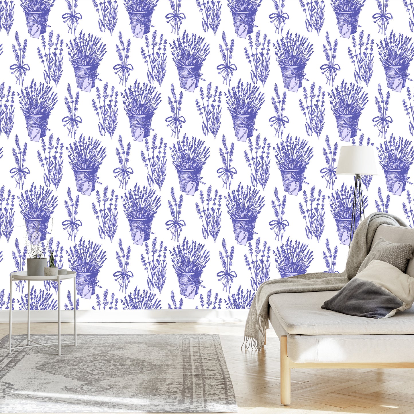 Wallpaper Lavender Plants