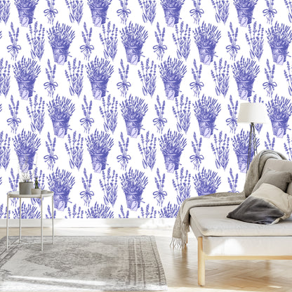 Wallpaper Lavender Plants