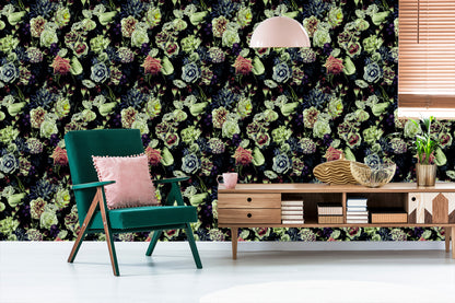 Wallpaper Roses In Dark Colors