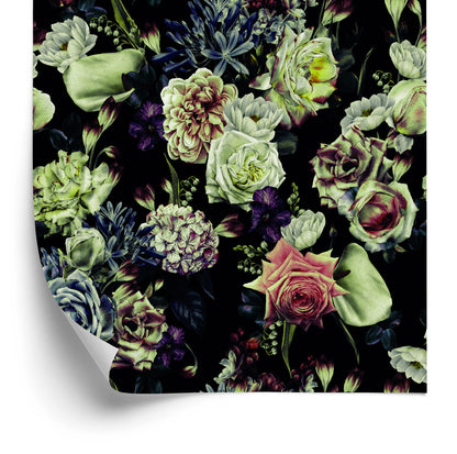 Wallpaper Roses In Dark Colors