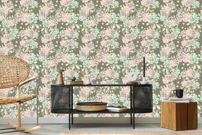 Wallpaper Pastel Peonies