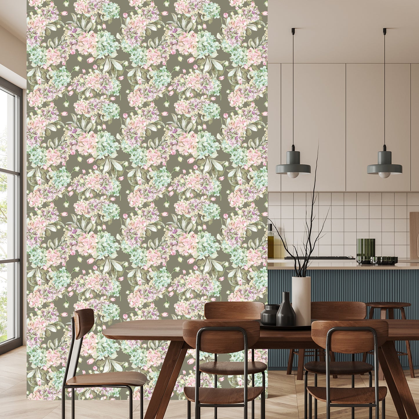 Wallpaper Pastel Peonies