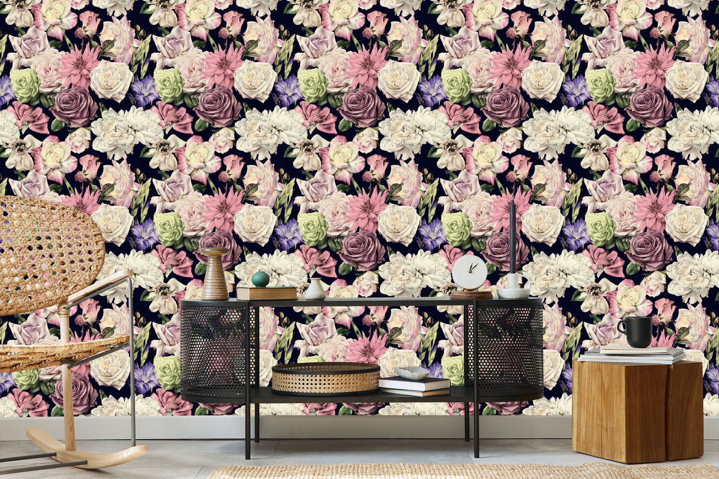 Wallpaper Roses, Tulips