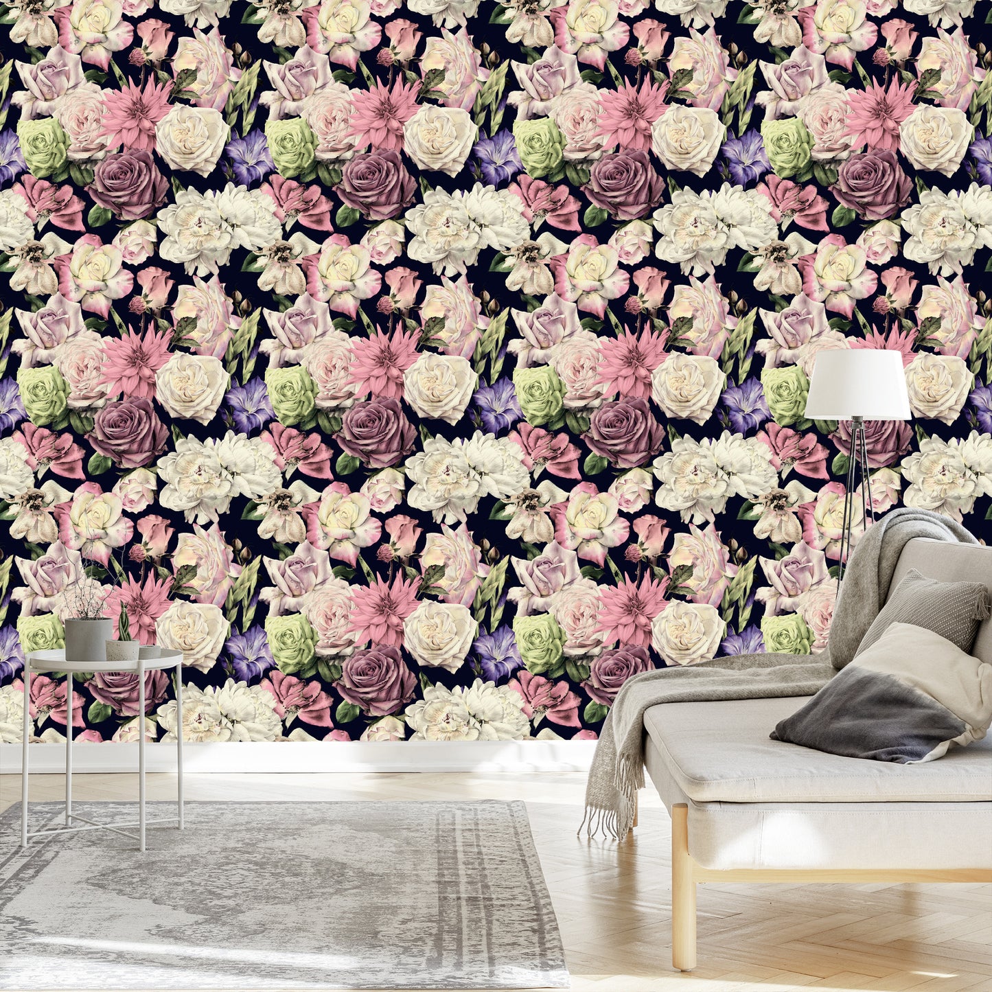 Wallpaper Roses, Tulips