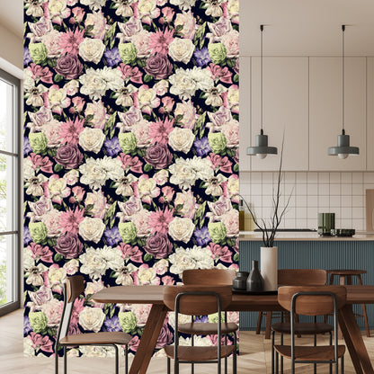 Wallpaper Roses, Tulips