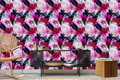 Wallpaper Roses In A Modern Edition