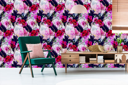 Wallpaper Roses In A Modern Edition