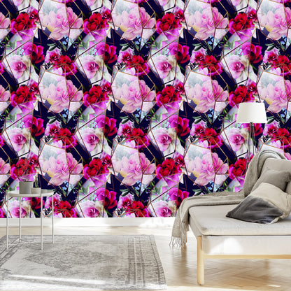 Wallpaper Roses In A Modern Edition