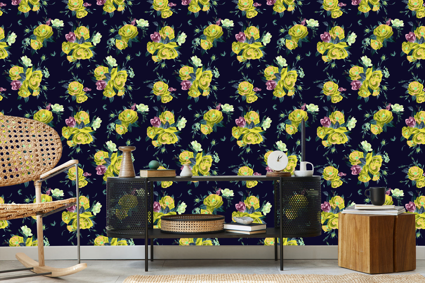 Wallpaper Freesia Roses