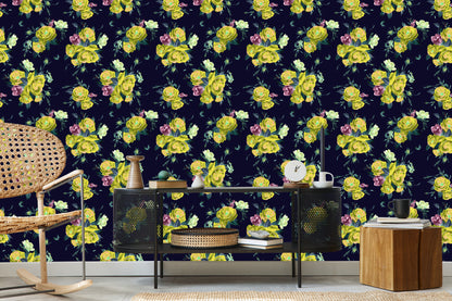Wallpaper Freesia Roses