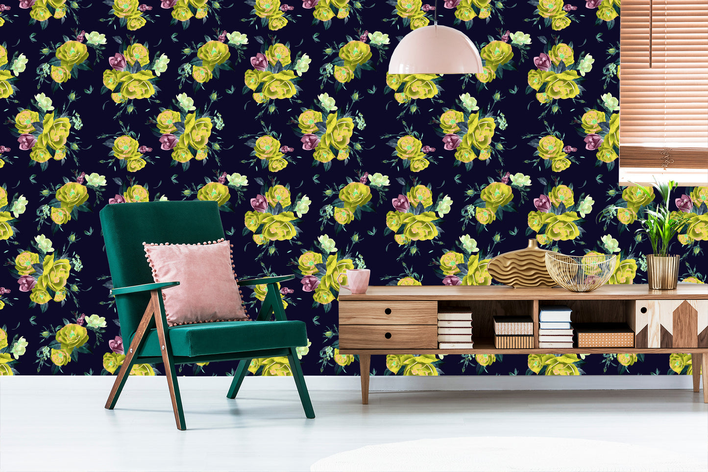 Wallpaper Freesia Roses