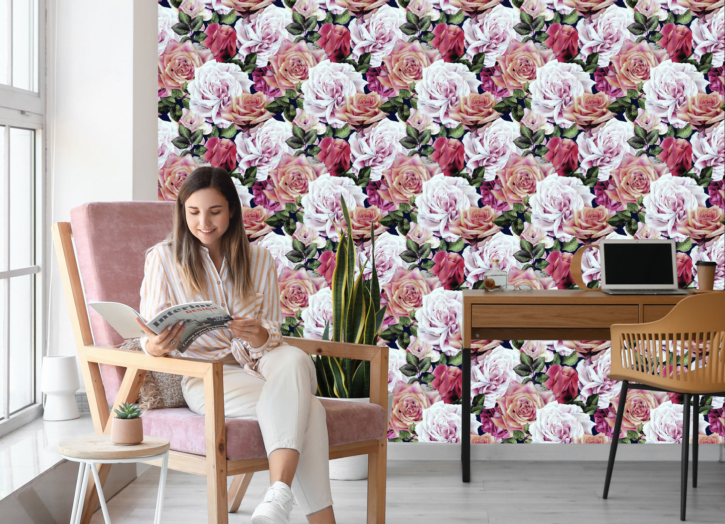Wallpaper Beautiful English Roses