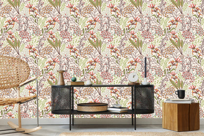 Wallpaper Exotic Flowers