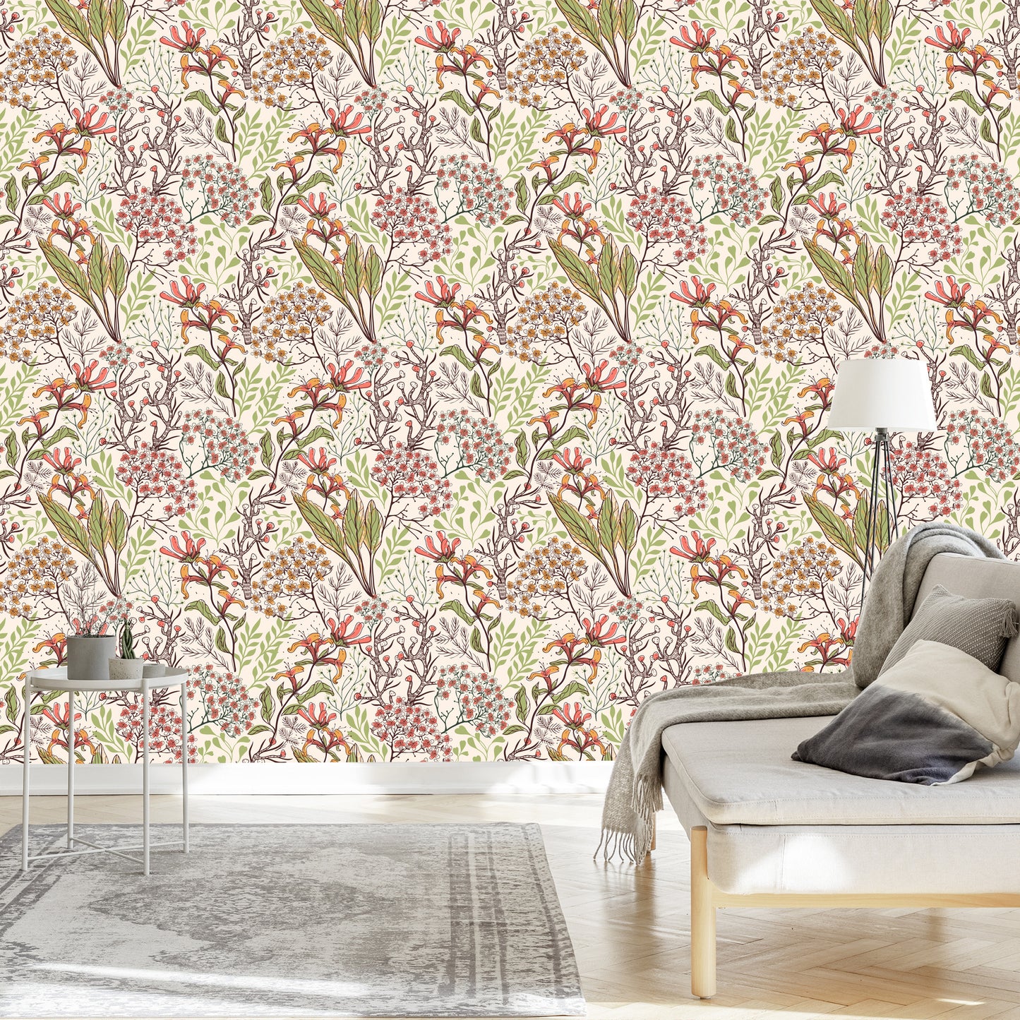 Wallpaper Exotic Flowers
