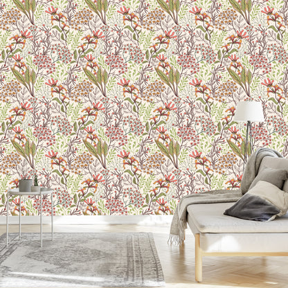 Wallpaper Exotic Flowers