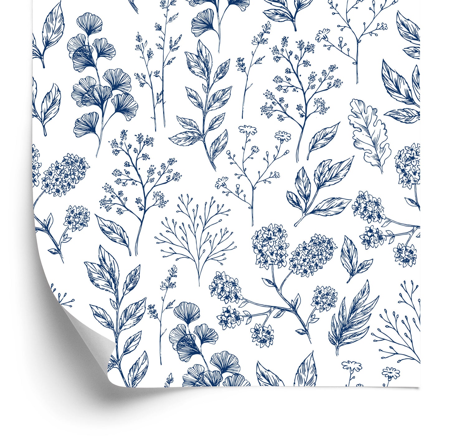 Wallpaper Leaves With Herbs