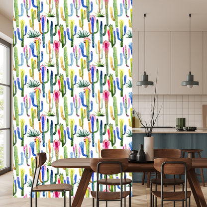 Wallpaper Colorful Cacti