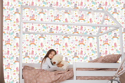 Wallpaper For Kids - Magic Unicorns