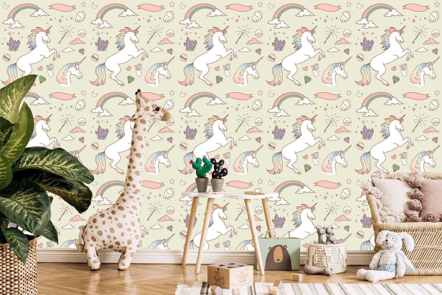 Wallpaper For Kids - Magic Unicorns