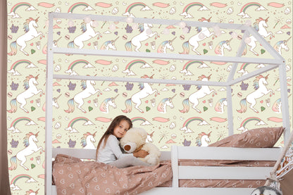 Wallpaper For Kids - Magic Unicorns