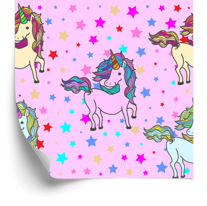 Wallpaper For Kids - Rainbow Unicorns